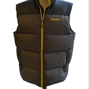 Marmot Men's Grey Puffer Vest L